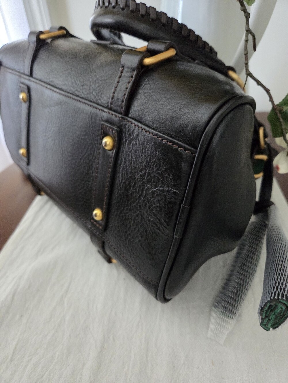 Dooney & Bourke Florentine Mini Satchel EUC Black - Picture 7 of 8